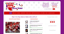 Desktop Screenshot of 1stopbeadshop.com